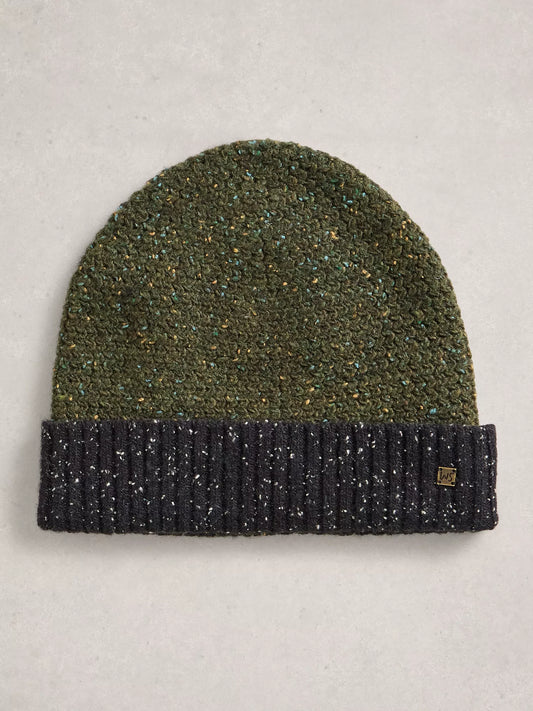 Bonnet À Revers avec Maille Texturée pour Adulte | Idéal pour L’Hiver