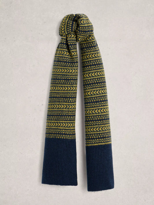 Écharpe À Motif Jacquard pour Adulte | Idéale pour L’Hiver