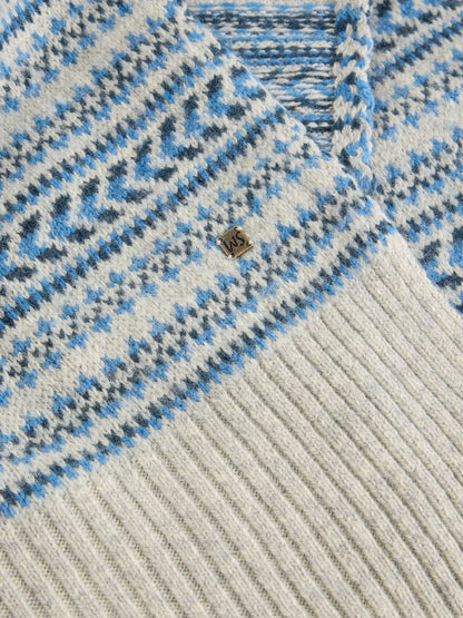 Écharpe À Motif Jacquard pour Adulte | Idéale pour L’Hiver
