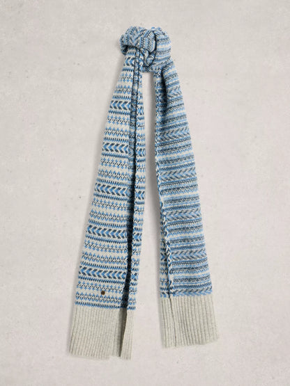 Écharpe À Motif Jacquard pour Adulte | Idéale pour L’Hiver