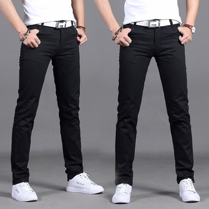 Pantalon Slim Fit Formel avec Coupe Ajustée pour Homme | Idéal pour le Bureau ou les Occasions Spéciales