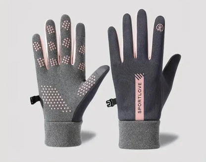 Gants avec Grip En Silicone Et Fonction Tactile pour Activités Extérieures | Idéaux pour L’Hiver