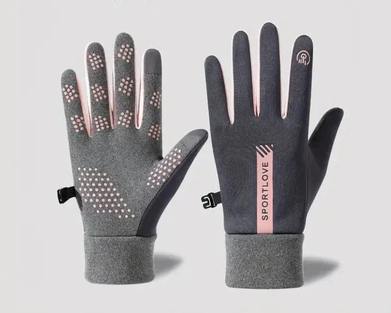 Gants avec Grip En Silicone Et Fonction Tactile pour Activités Extérieures | Idéaux pour L’Hiver