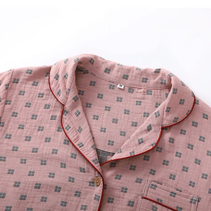 Ensemble Pyjama à Carreaux pour Adulte avec Coupe Légère | Idéal pour la Maison et le Sommeil