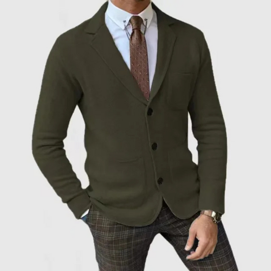 Blazer Avec Fermeture À Deux Boutons Et Poches Pour Homme | Idéal Pour Bureau Ou Occasions Formelles
