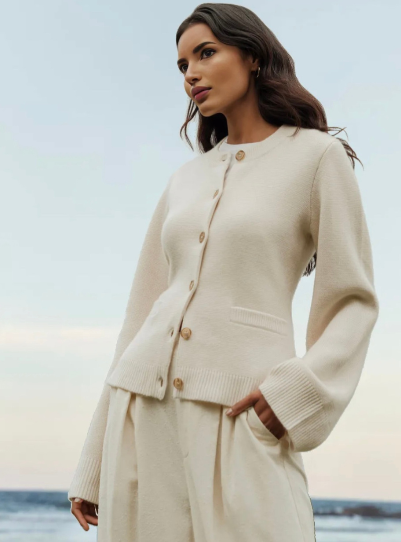 Cardigan Avec Fermeture Boutonnée Et Coupe Confortable Pour Femmes | Idéal Pour Le Quotidien