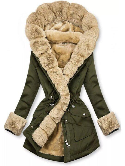 Veste Matelassée avec Doublure En Peluche pour Femme | Idéale pour L’Hiver