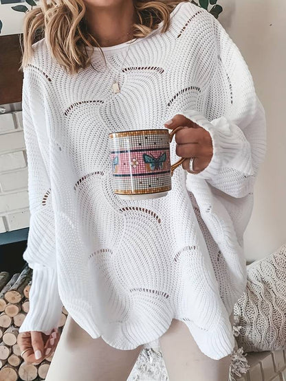 Pull En Maille À Manches Longues pour Femme | Idéal pour Un Usage Quotidien