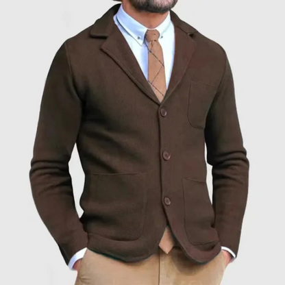 Blazer Avec Fermeture À Deux Boutons Et Poches Pour Homme | Idéal Pour Bureau Ou Occasions Formelles