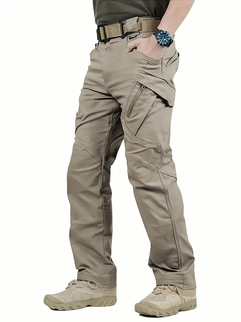 Pantalon Tactique Outdoor avec Poches Multiples pour Homme | Idéal pour la Randonnée et le Camping