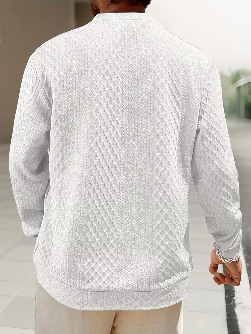 Pull À Motif Géométrique Avec Coupe Décontractée Pour Adultes | Idéal Pour Usage Quotidien