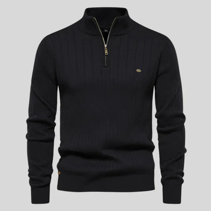 Pull à Demi-Fermeture Zippée à Manches Longues pour Homme | Idéal pour un Usage Quotidien