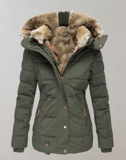 Manteau D’Hiver À Doublure Épaisse pour Femme | Idéal pour Les Journées Froides