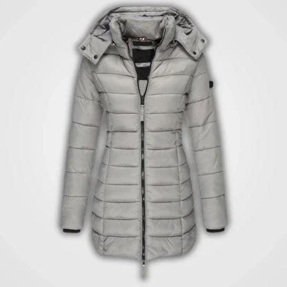 Manteau Long Matelassée à Capuche pour Femme | Idéale pour l’Hiver