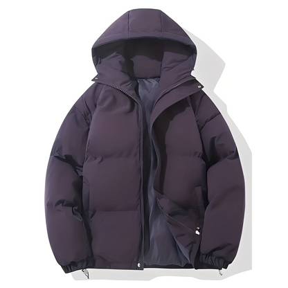 Veste d’Hiver avec Capuche et Fermeture Zippée pour Homme | Idéale pour Usage Quotidien