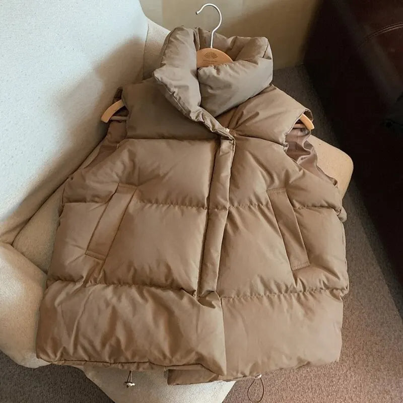 Gilet Sans Manches Matelassé avec Capuche et Poches pour Homme | Idéal pour l’Hiver