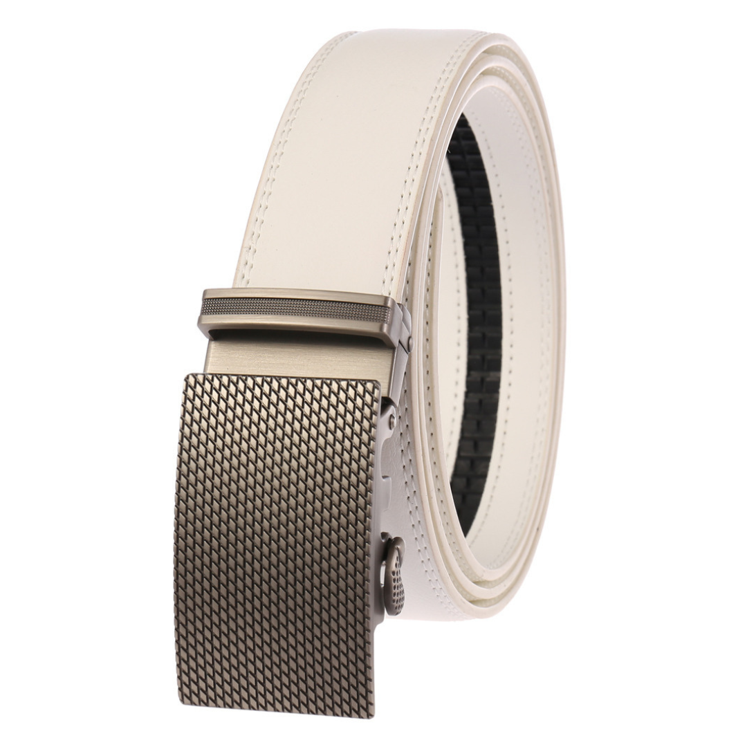 Ceinture ajustable à boucle automatique pour homme