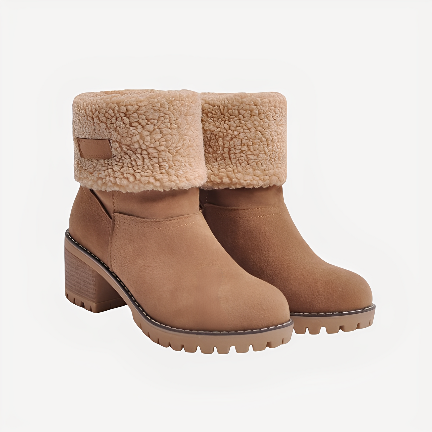 Bottes D’hiver Avec Talon Et Semelle Antidérapante Pour Femmes | Idéales Pour L’hiver