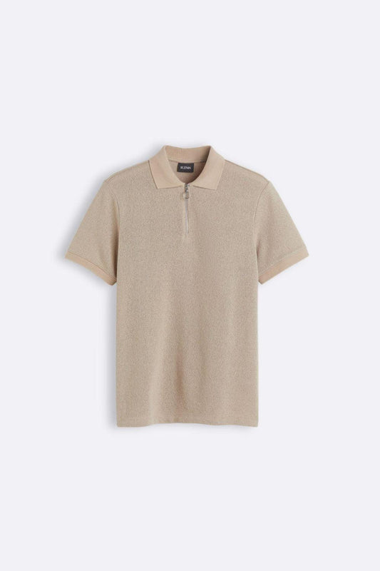 Polo En Maille Avec Fermeture Zippée Pour Hommes | Idéal Pour Les Tenues Quotidiennes Et Business Casual