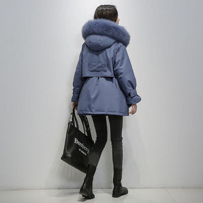 Parka Hivernale avec Capuche Et Manches Longues pour Femme | Idéale pour La Saison Froide