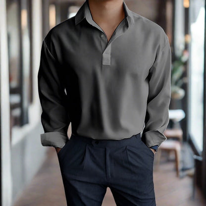 Polo À Manches Longues avec Coupe Décontractée pour Homme | Idéal pour Différentes Occasions