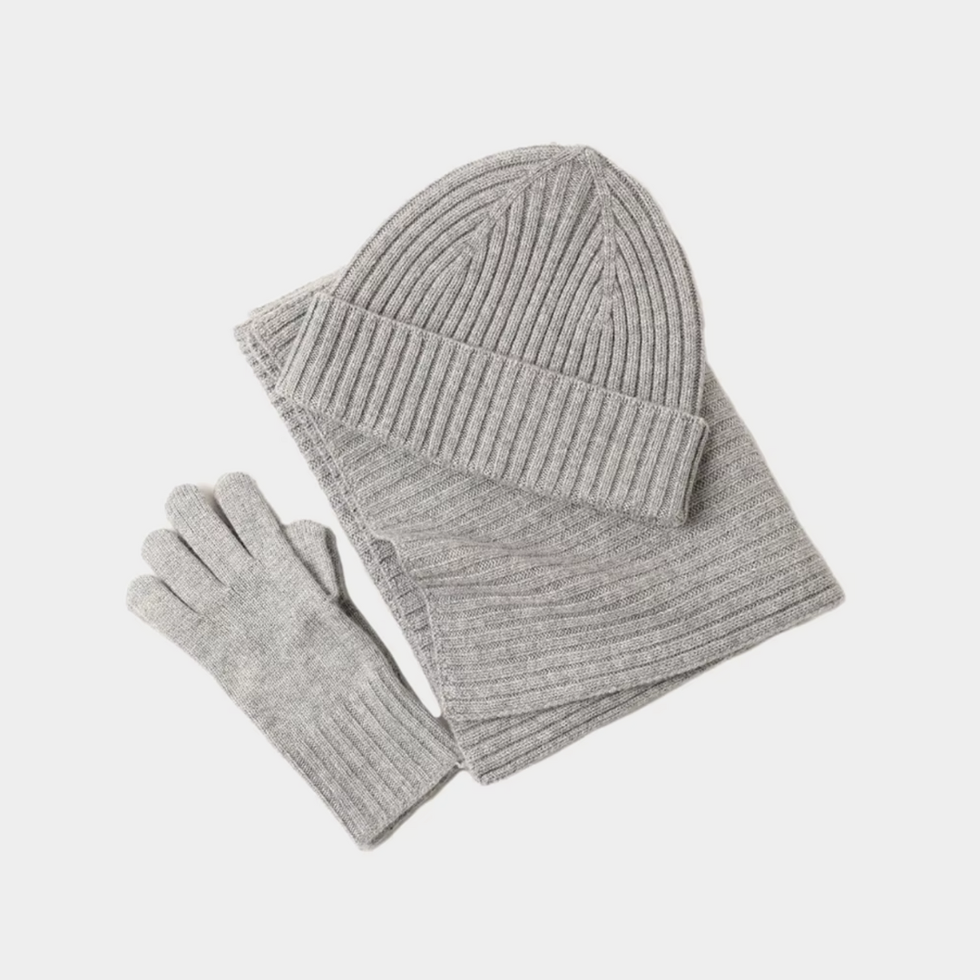 Ensemble Bonnet, Écharpe Et Gants pour Adulte | Idéal pour L’Hiver