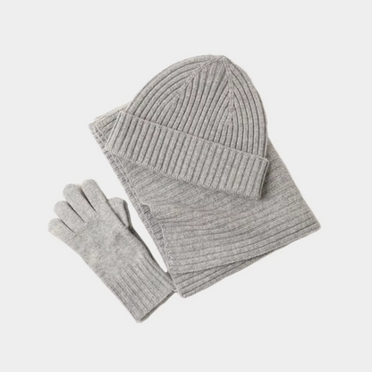 Ensemble Bonnet, Écharpe Et Gants pour Adulte | Idéal pour L’Hiver