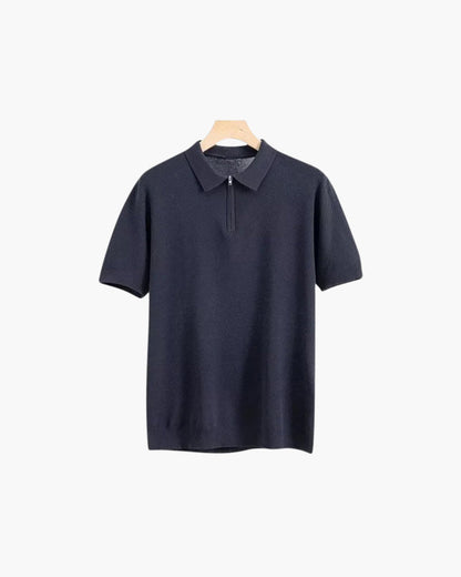 Polo D’Été Avec Fermeture Zippée Pour Hommes | Idéal Pour Un Usage Quotidien Et Professionnel Décontracté