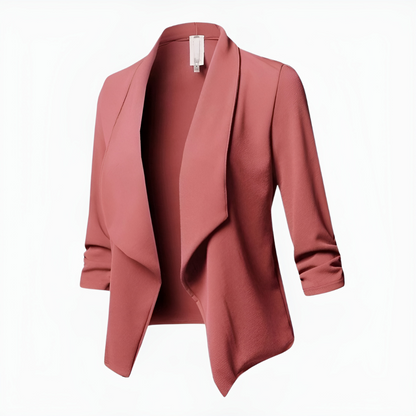 Blazer À Manches Longues Avec Silhouette Structurée Pour Femme | Idéal Pour Occasions Formelles