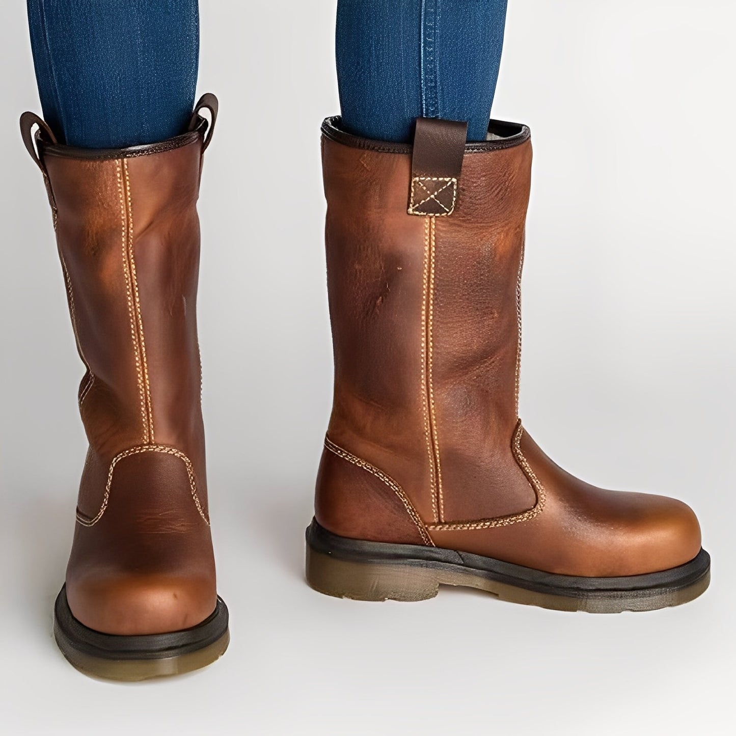 Bottes D’hiver À Coupe Classique Avec Semelle De Marche Pour Femmes | Idéales Pour L’hiver