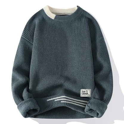 Pull à Manches Longues en Maille pour Hommes | Idéal pour un Usage Quotidien