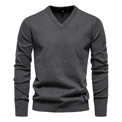 Pull À Col V Avec Coupe Régulière Pour Hommes | Idéal Pour Usage Quotidien