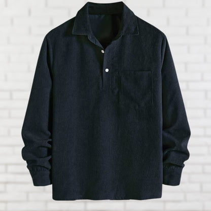 Chemise À Manches Longues Avec Poche Poitrine Pour Homme | Idéal Pour Usage Quotidien