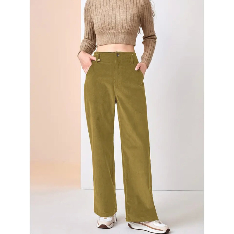 Pantalon à Jambe Large avec Coupe Ample pour Femme | Idéal pour le Quotidien