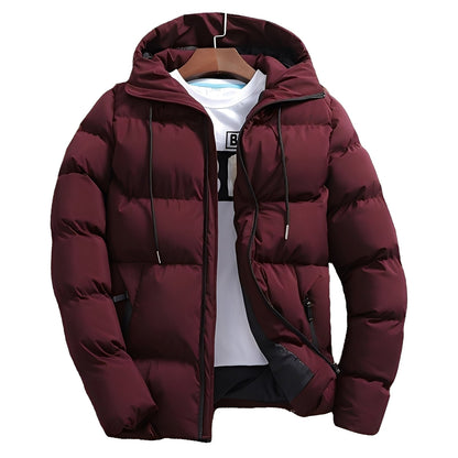 Veste D'hiver Avec Capuche Et Poches Fonctionnelles Pour Homme | Idéale Pour La Saison Froide