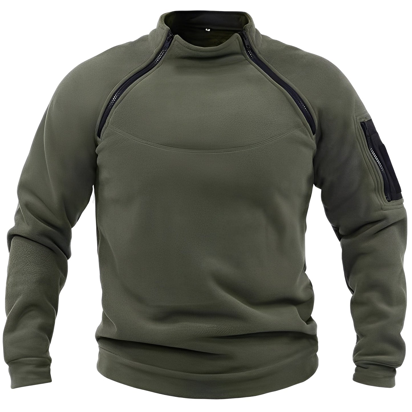 Sweat-Shirt Fonctionnel avec Fermetures Zippées pour Adultes | Idéal pour les Activités Hivernales