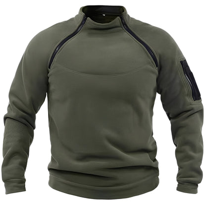 Sweat-Shirt Fonctionnel avec Fermetures Zippées pour Adultes | Idéal pour les Activités Hivernales