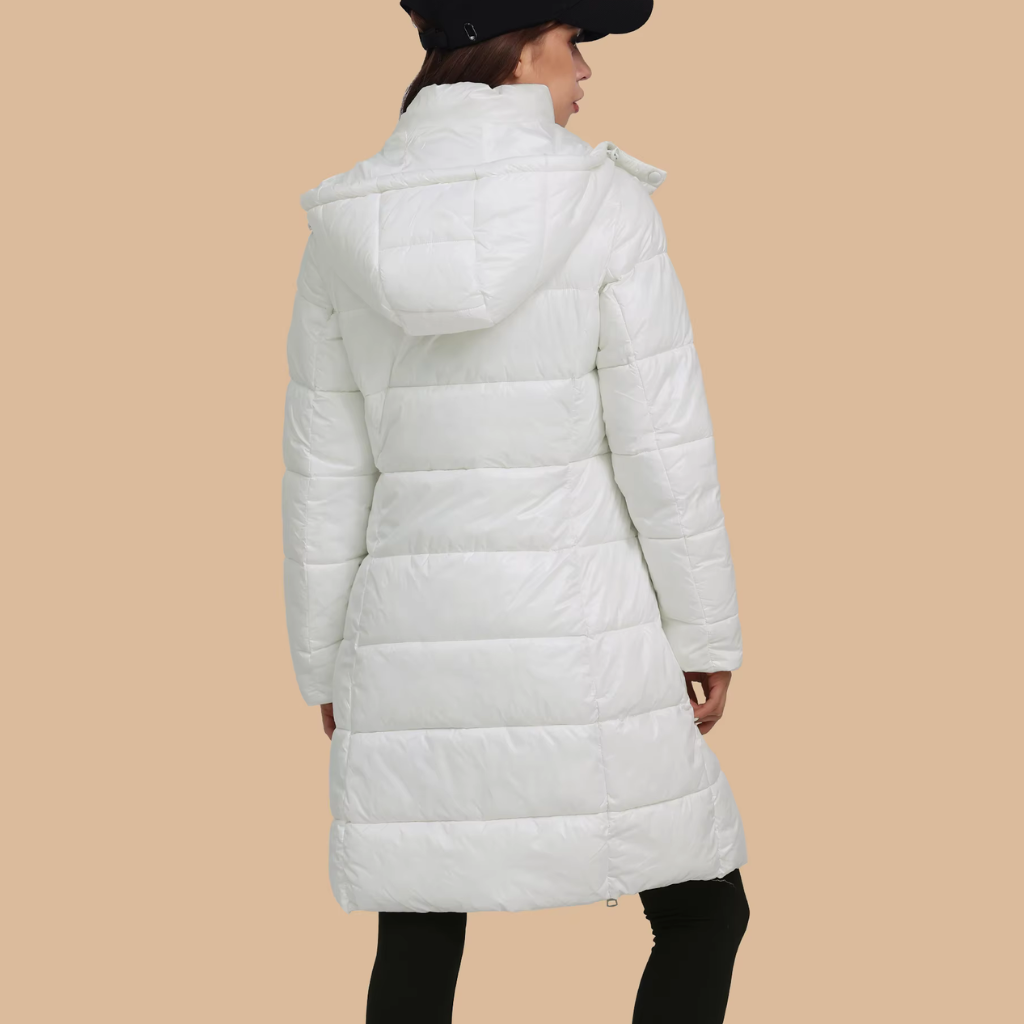 Doudoune Longue Avec Capuche Ajustable Pour Femmes | Idéal Pour La Saison Froide