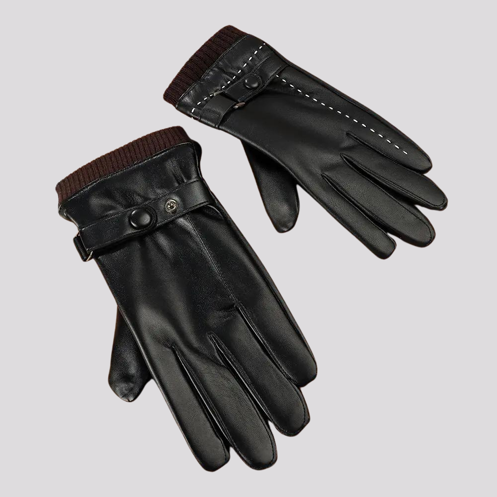 Gants pour Hommes avec Coupe Ajustée et Design Classique | Idéal pour la Saison Automnale