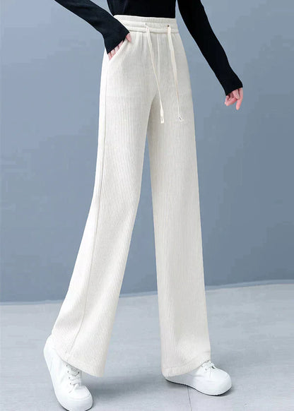 Pantalon Épais À Taille Standard Avec Cordon Pour Femmes | Idéal Pour Un Usage Quotidien