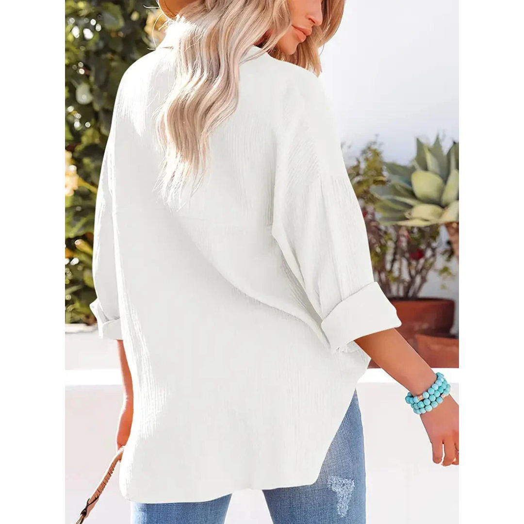 Chemise Décontractée À Manches Longues Pour Femme | Idéal Pour Un Usage Quotidien