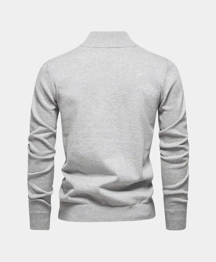 Pull À Demi-Zip Avec Col Montant Pour Adultes | Idéal Pour Saisons Fraîches