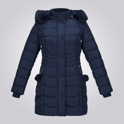 Manteau Long avec Capuche Amovible pour Femme | Idéal pour l’Hiver