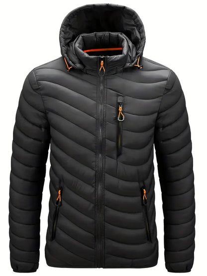Veste D’Hiver Avec Capuche Ajustable Pour Homme | Idéale Pour La Saison Froide