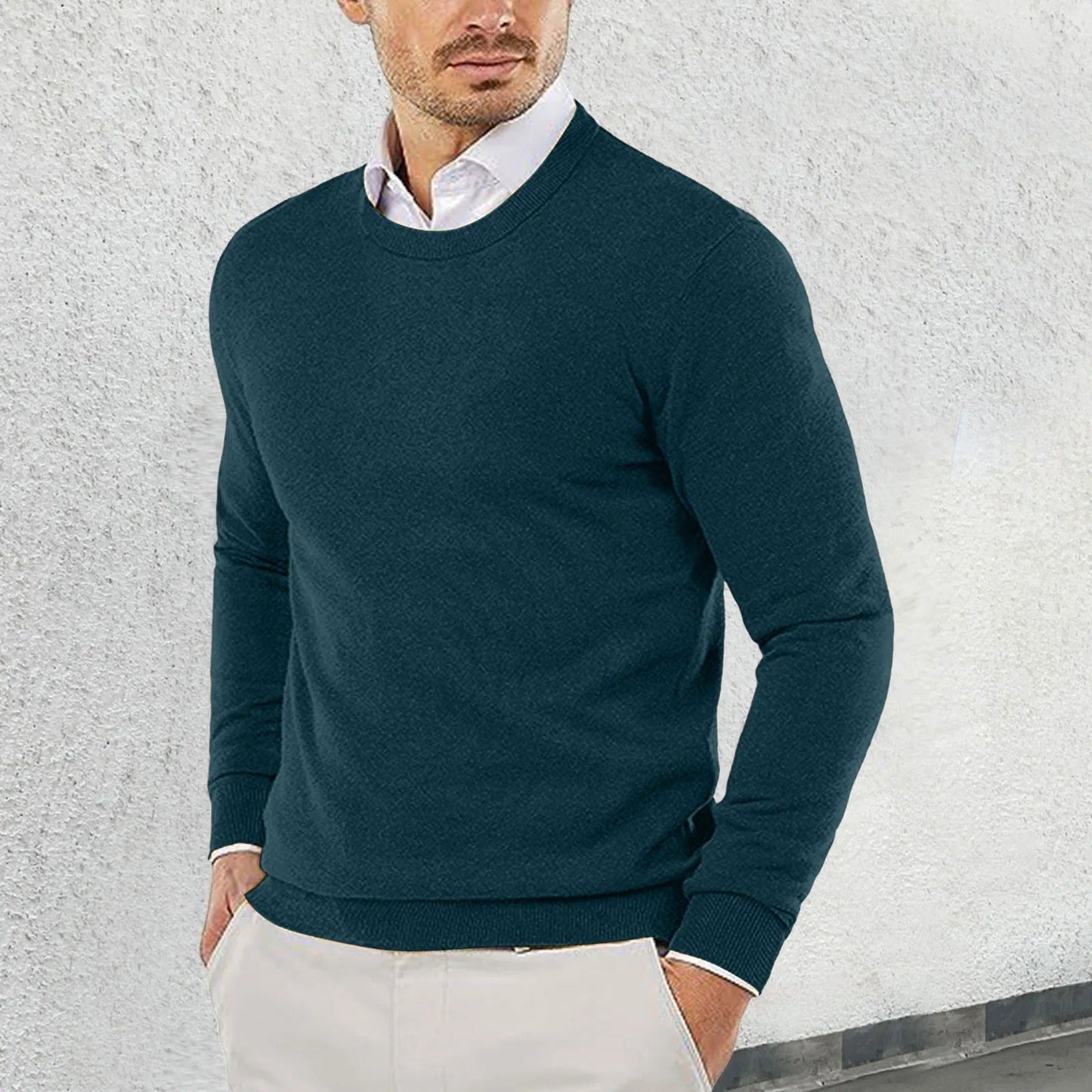 Pull À Col Rond Avec Coupe Ajustée Pour Adultes | Idéal Pour Toutes Saisons