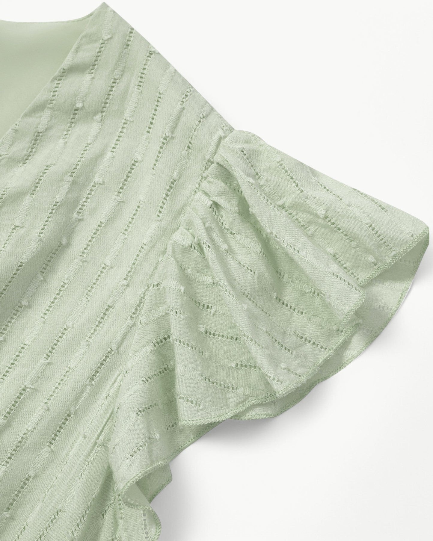 Robe Midi Avec Manches À Volants Pour Femme | Idéal Pour Usage Quotidien Et Occasions