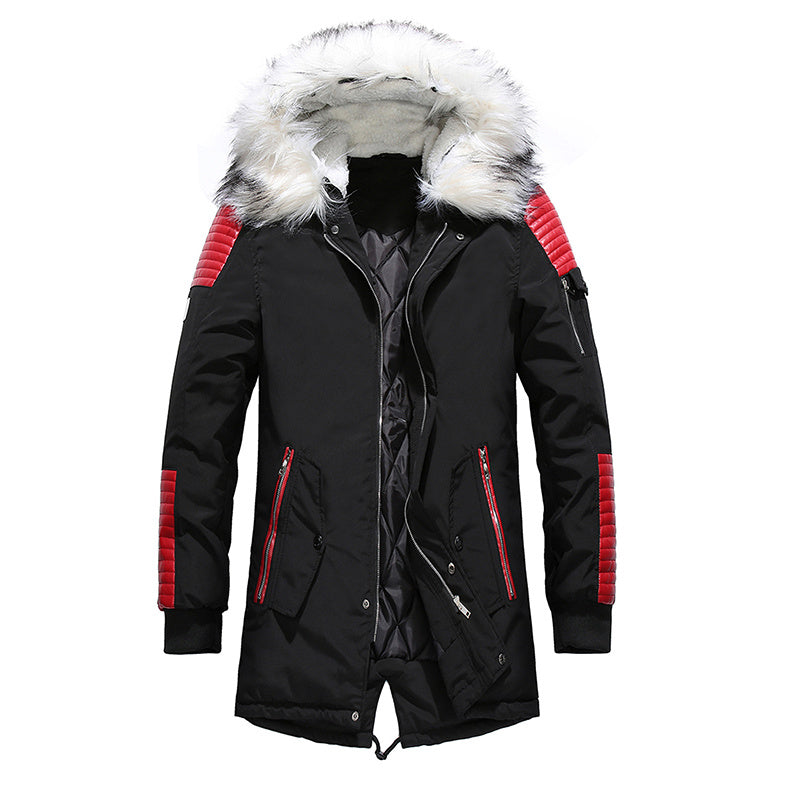 Manteau d’Hiver avec Capuche Amovible et Poches pour Homme | Idéal pour l’Hiver