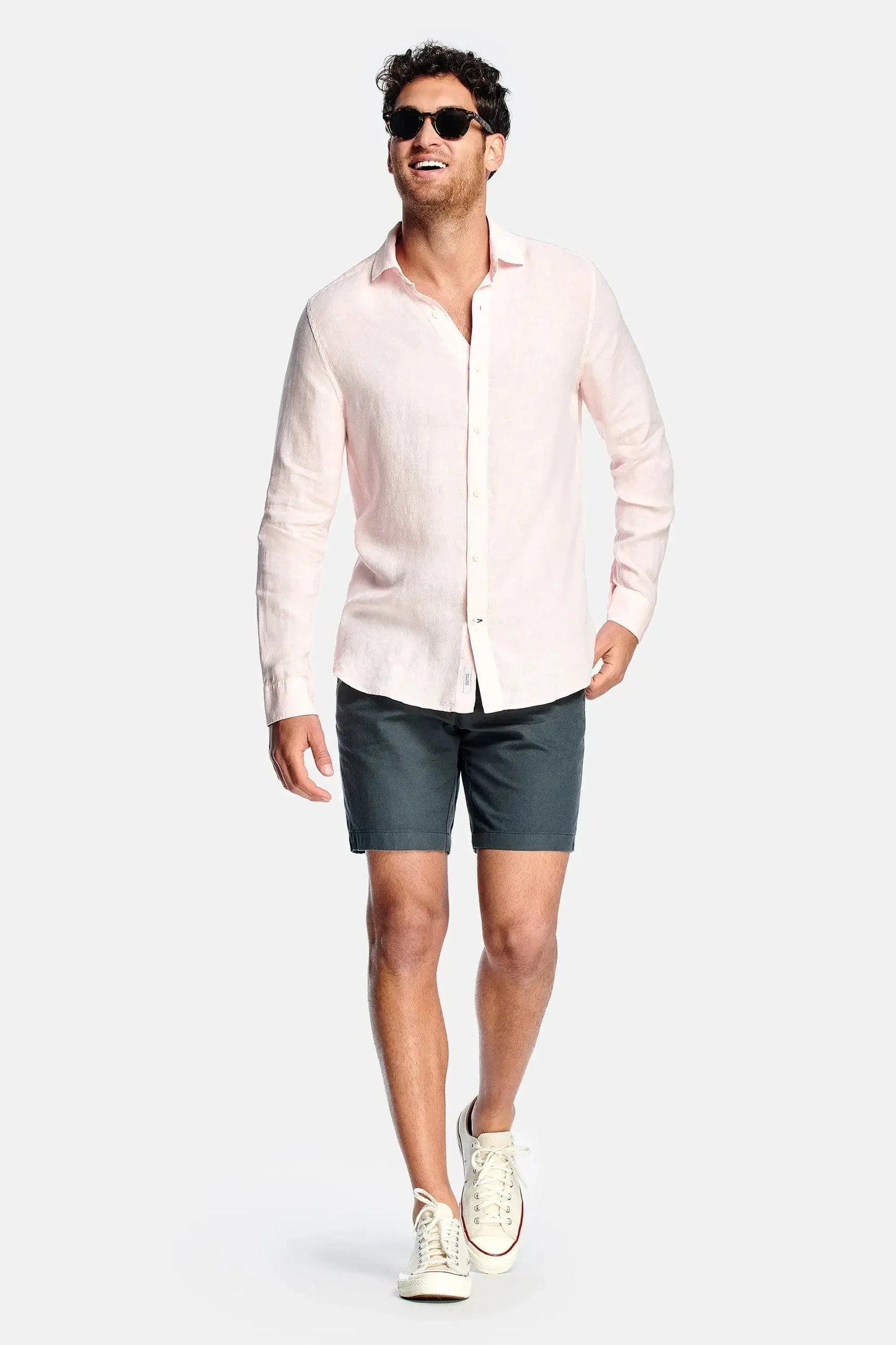 Chemise En Lin À Manches Longues Pour Homme | Idéal Pour Usage Quotidien