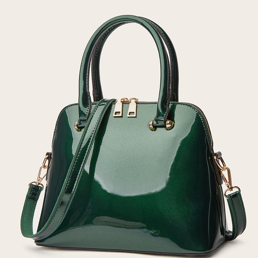 Sac à Main et Bandoulière avec Finition Brillante pour Femme | Idéal pour Usage Quotidien et Soirée
