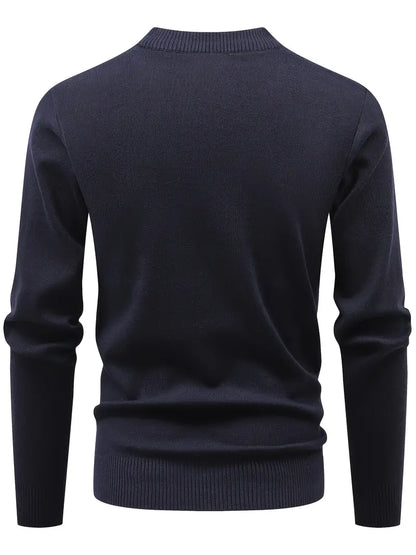Pull À Quart De Fermeture Avec Col Rond Pour Hommes | Idéal Pour Un Usage Quotidien
